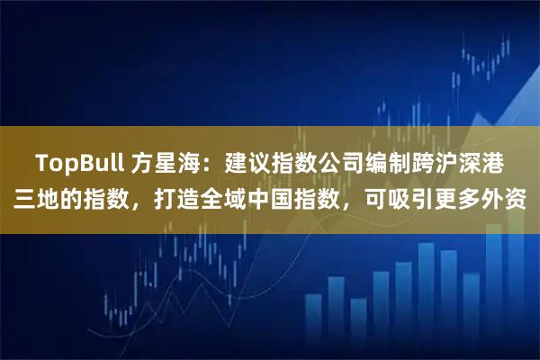 TopBull 方星海：建议指数公司编制跨沪深港三地的指数，打造全域中国指数，可吸引更多外资